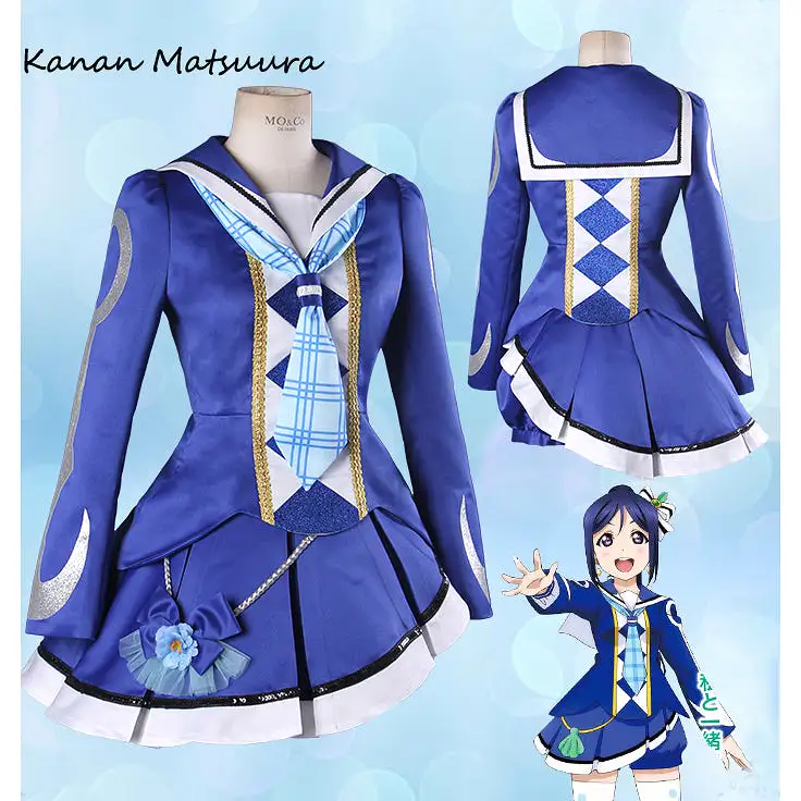 Lovelive Sunshine - Aqours costume cosplay dress 9 version