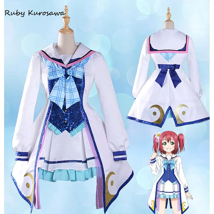 Lovelive Sunshine - Aqours costume cosplay dress 9 version