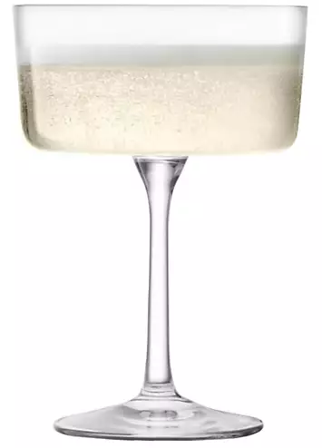 LSA Gio Set of 4 Champagne & Cocktail Glasses | Kaleidoscope