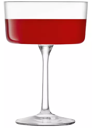 LSA Gio Set of 4 Champagne & Cocktail Glasses | Kaleidoscope