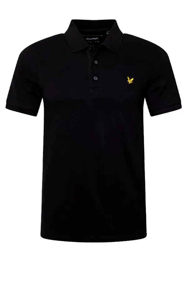 Lyle & Scott Regular Polo Shirt Black