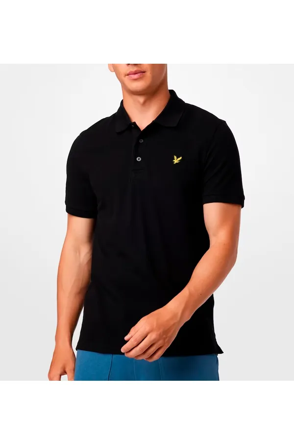 Lyle & Scott Regular Polo Shirt Black