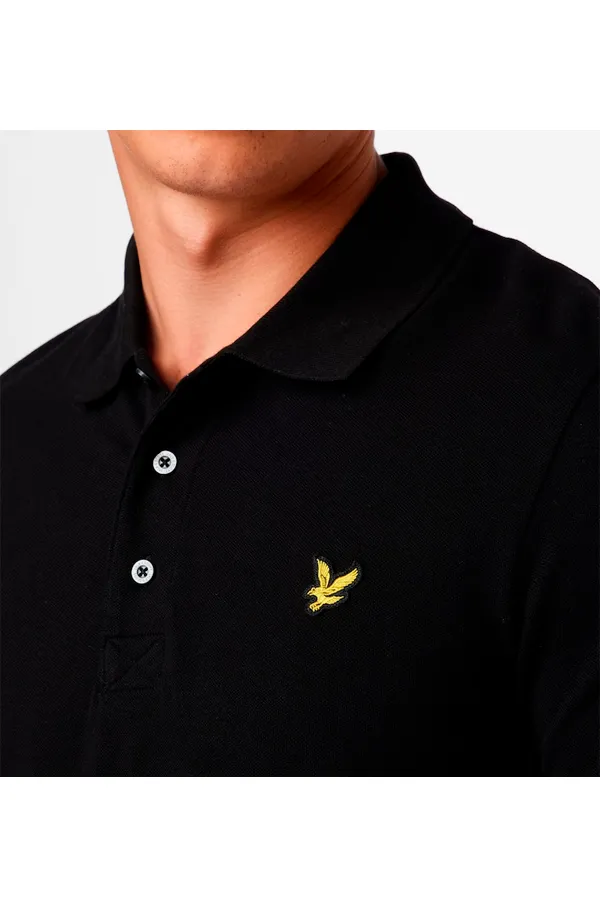 Lyle & Scott Regular Polo Shirt Black