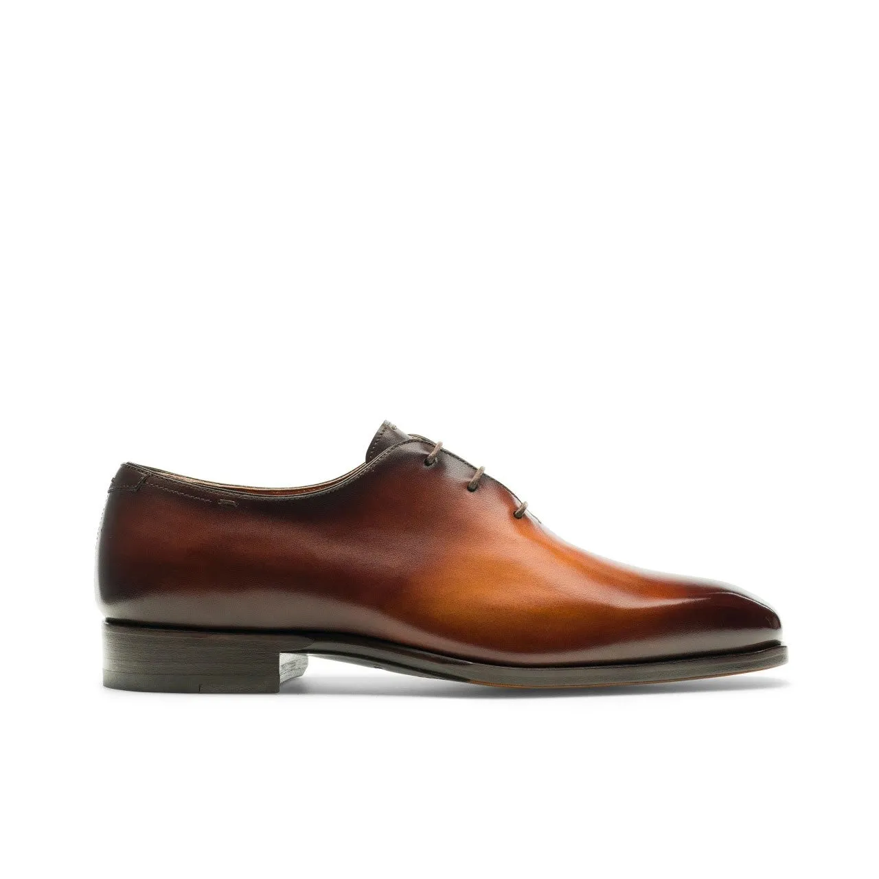 Magnanni Alexander 22972 Men's Shoes Two-Tone Brown Calf-Skin Leather Whole-Cut Oxfords (MAGS1113)