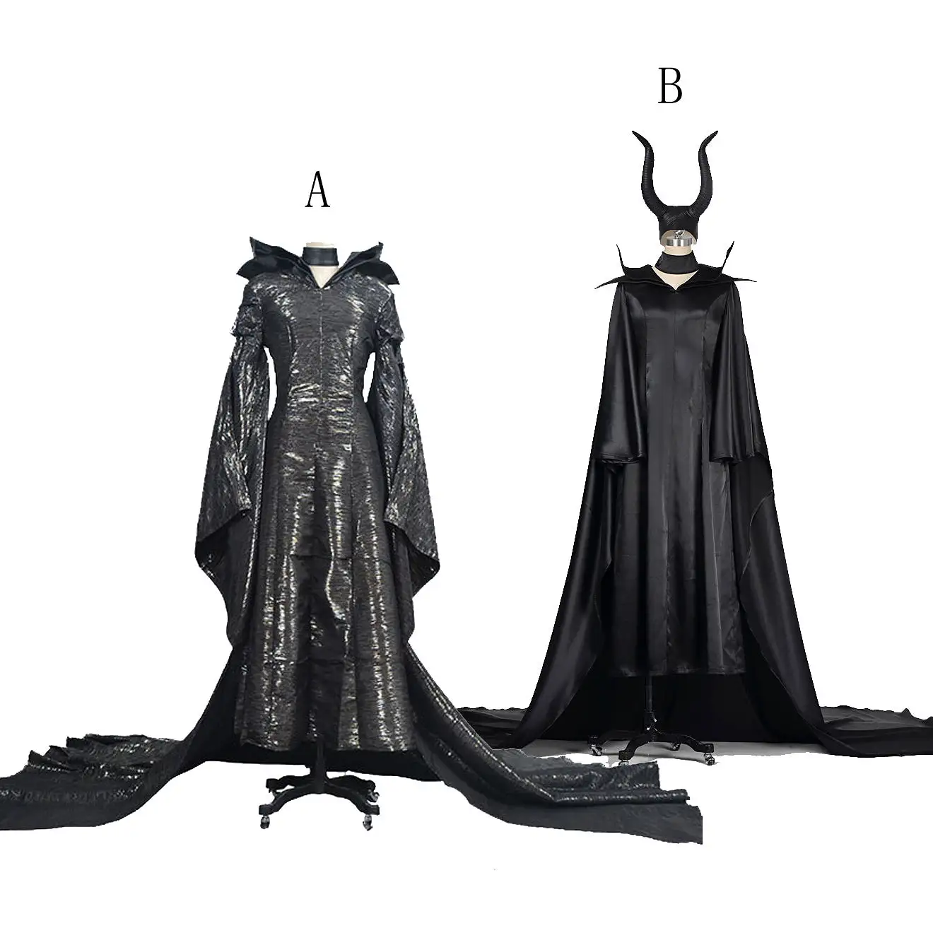 Maleficent Angelina Jolie Witch dress cosplay costume