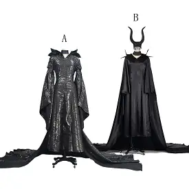 Maleficent Angelina Jolie Witch dress cosplay costume