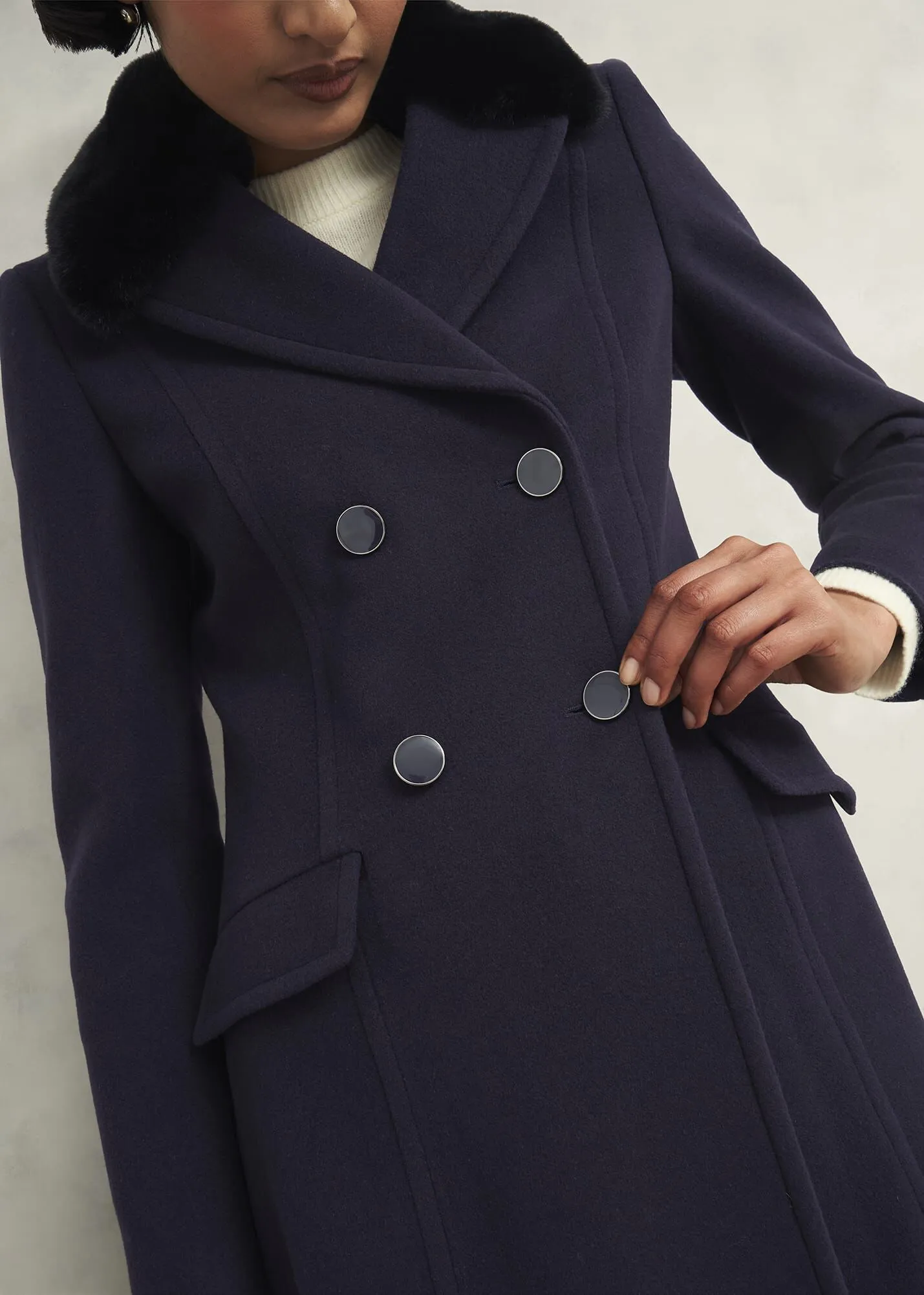 Marlene Wool Blend Coat 