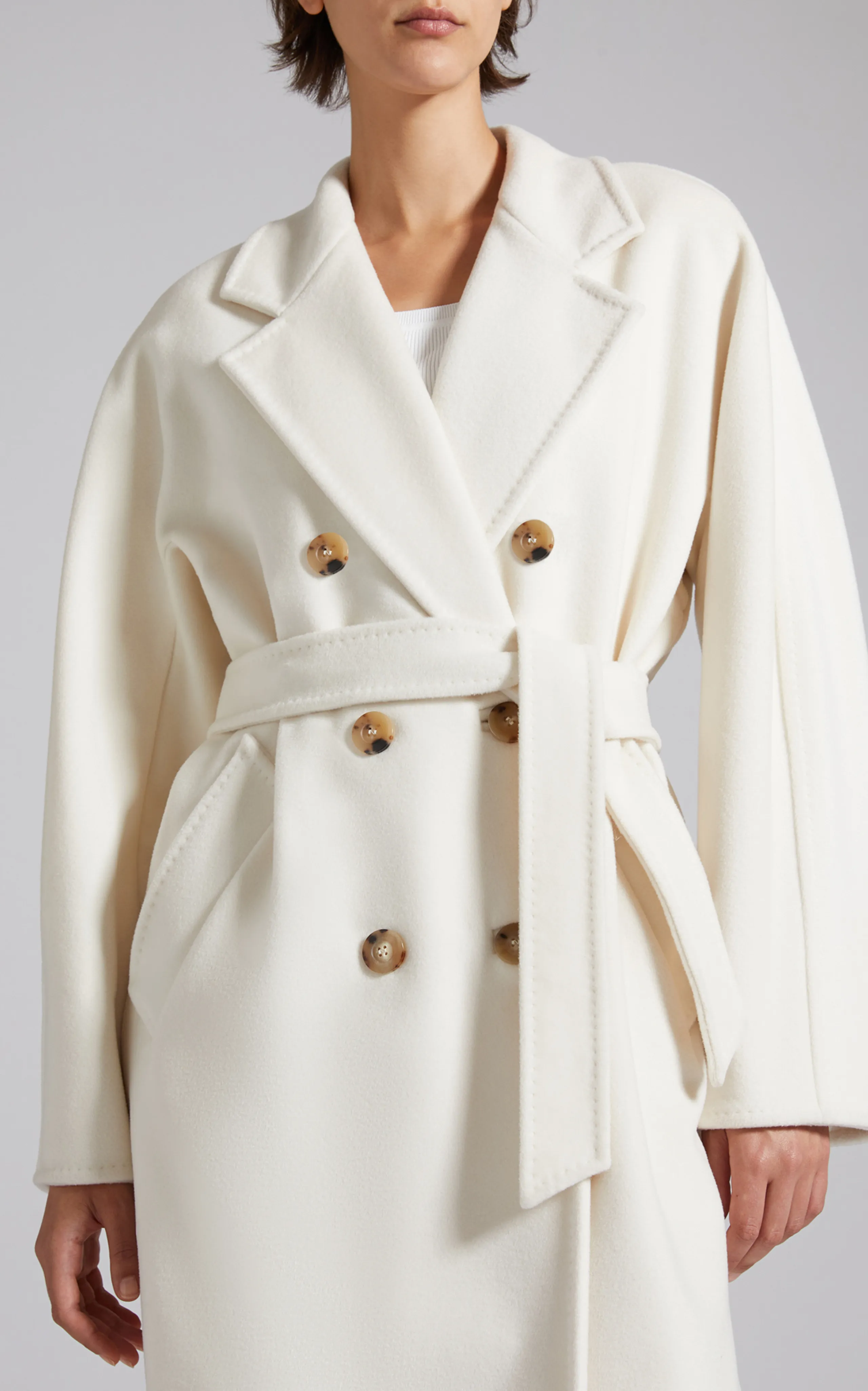 Max Mara Icon Oversized Double-Breasted Wool-Cashmere Coat