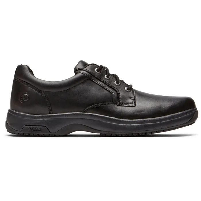 Mens Dunham 8000 Service Plain Toe Oxfords Black