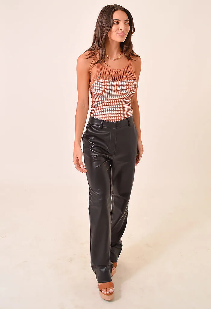 Mercer Faux Leather Pant