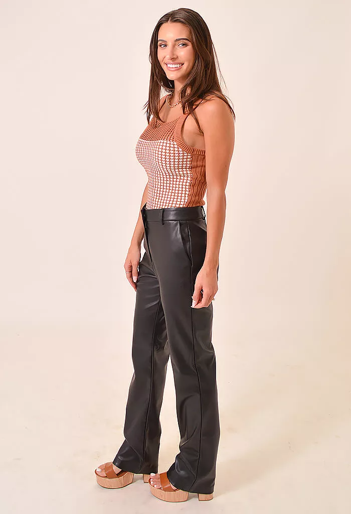 Mercer Faux Leather Pant