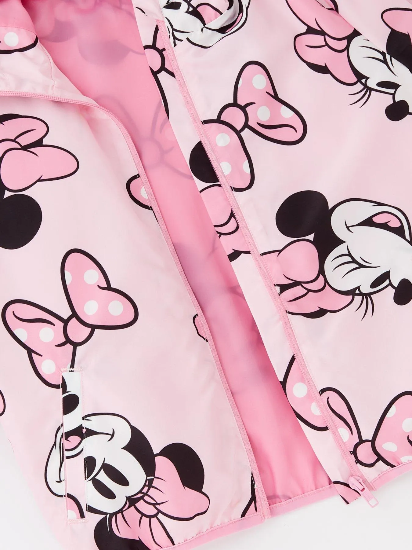 Minnie Mouse Disney Minnie Mouse Hood Detail Lightweight Jacket - Pink