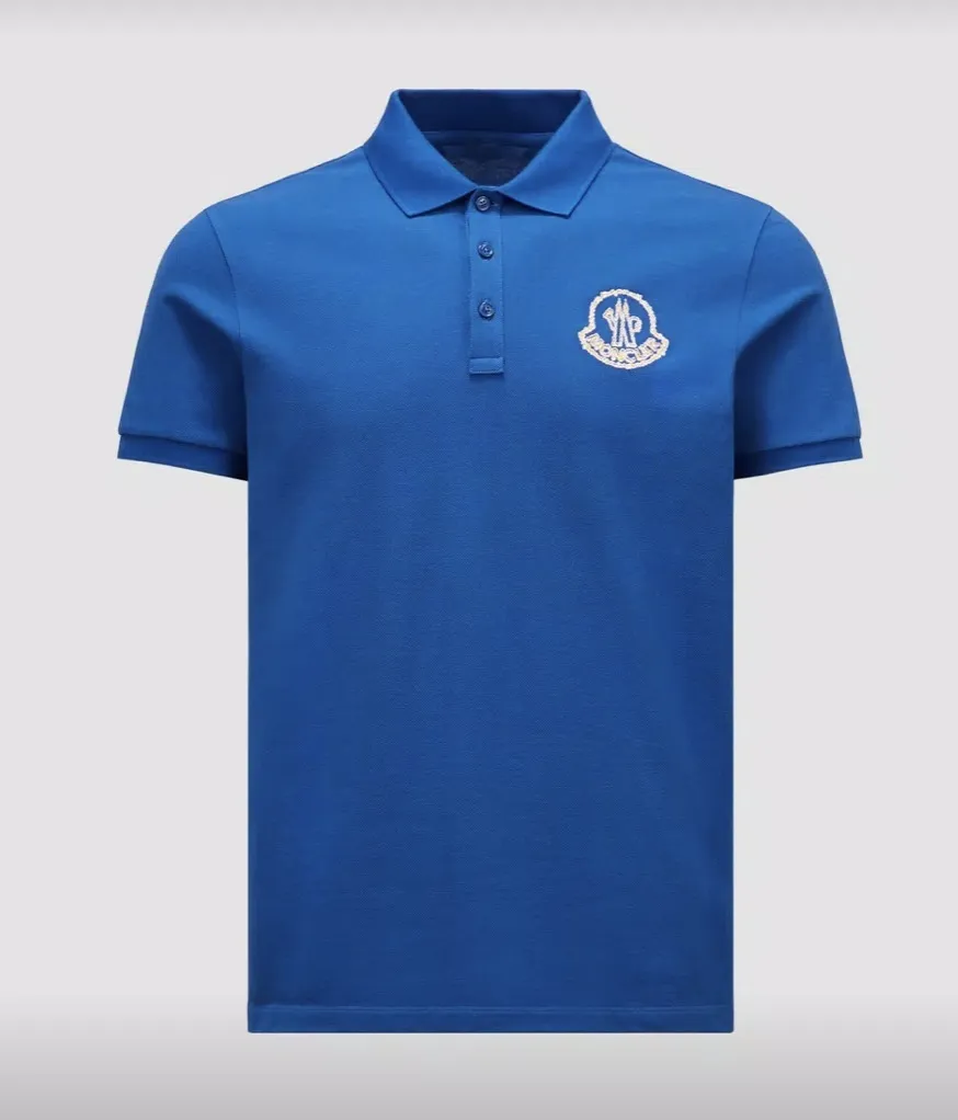 MONCLER  |Embroidered Logo Polo Shirt