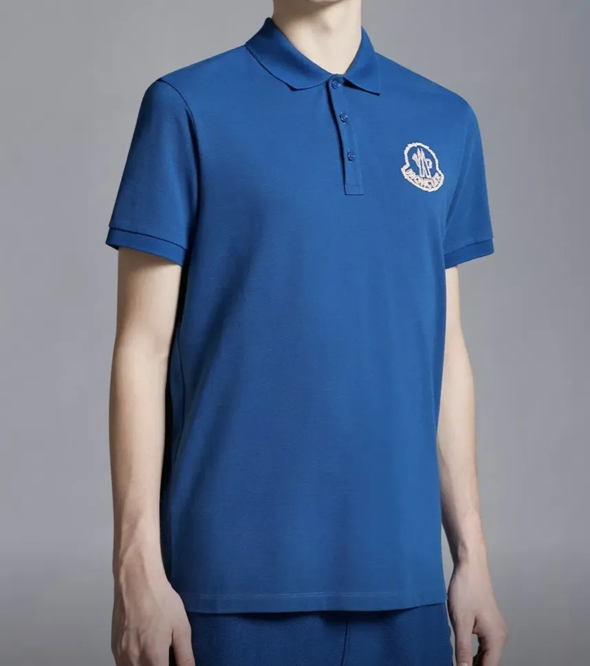 MONCLER  |Embroidered Logo Polo Shirt