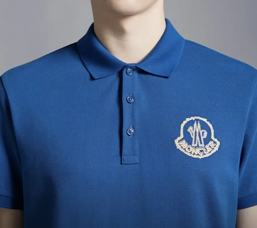 MONCLER  |Embroidered Logo Polo Shirt