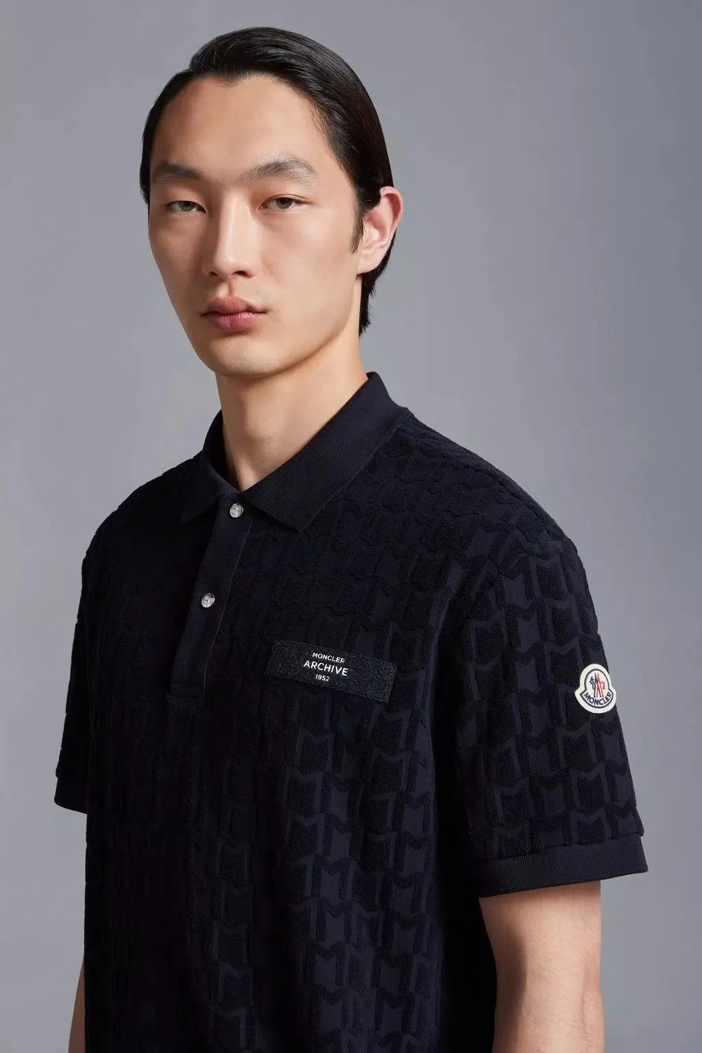 MONCLER  |Terrycloth Polo Shirt