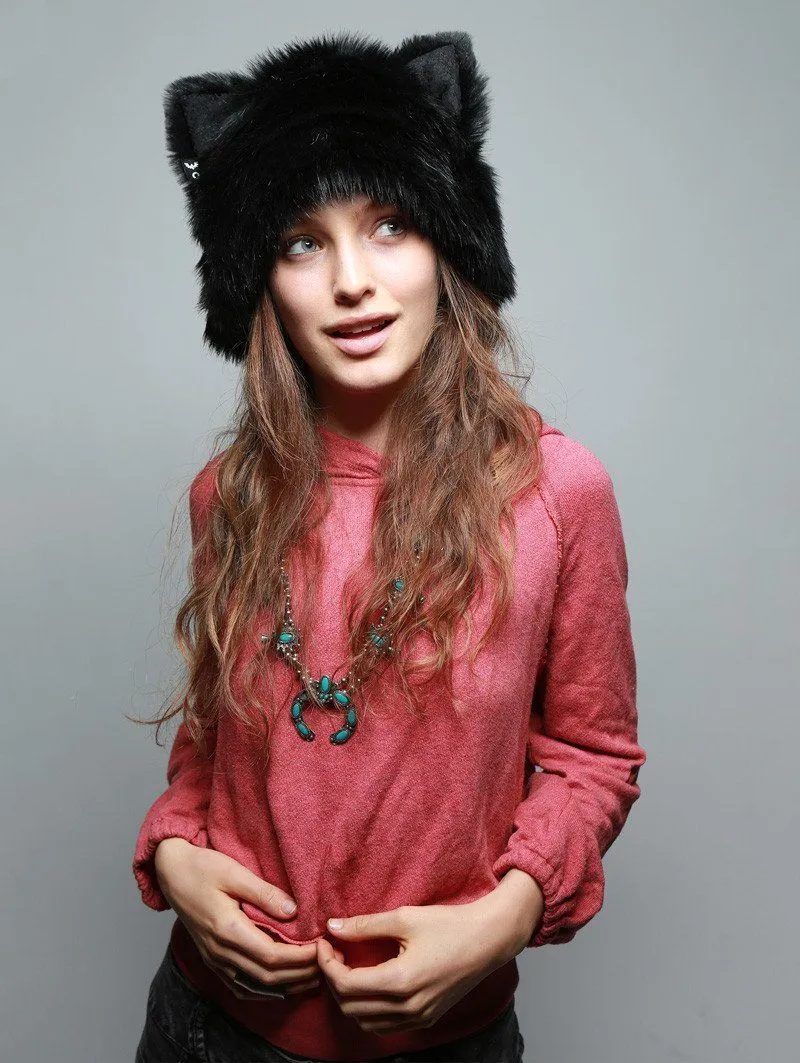 Mother Meow Faux Fur Hood