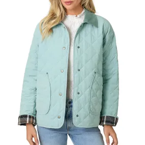 Mystree Women's Contrast Quilted Jacket