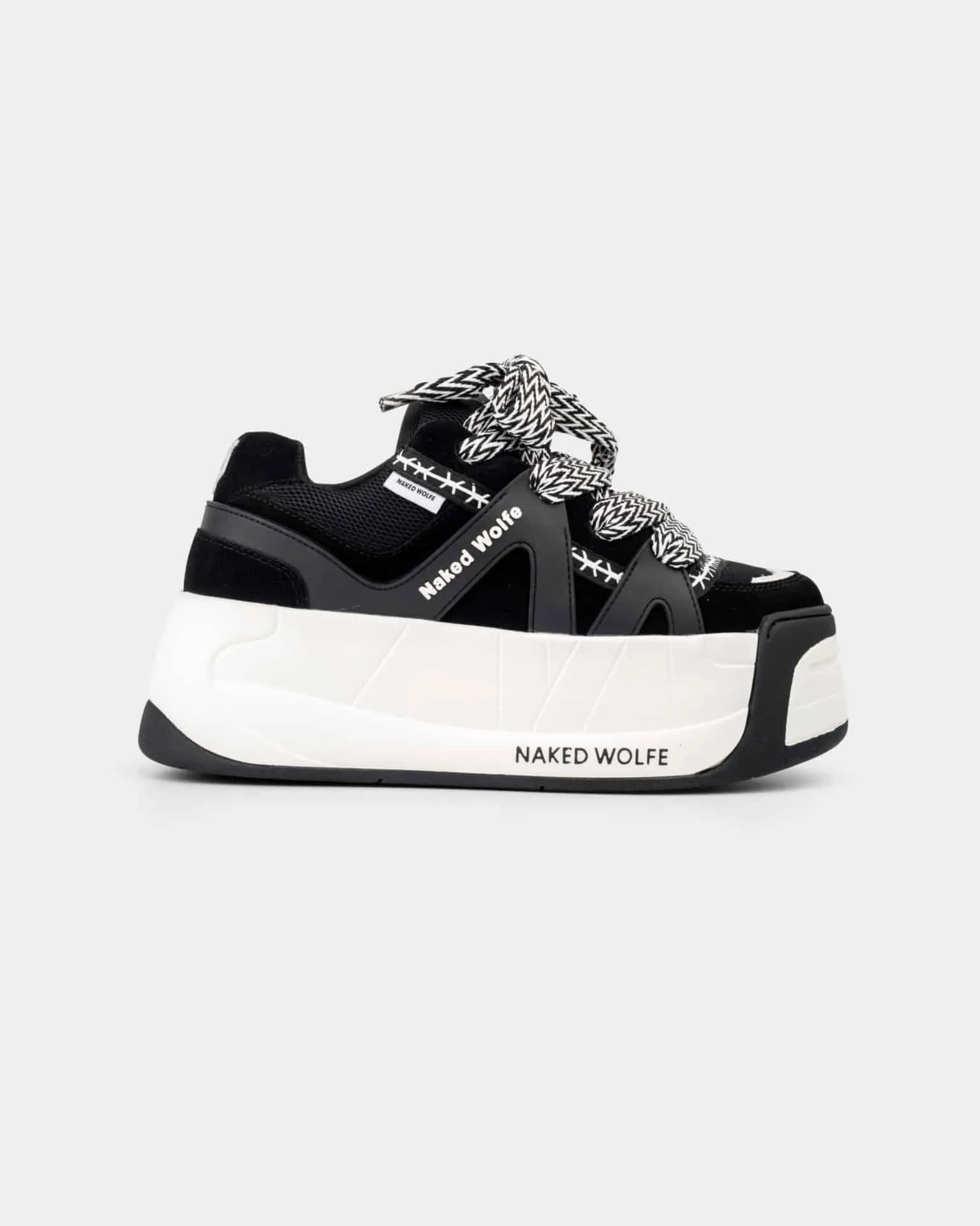 Naked Wolfe Ladies Slider Black Sneaker SLIDER 00007