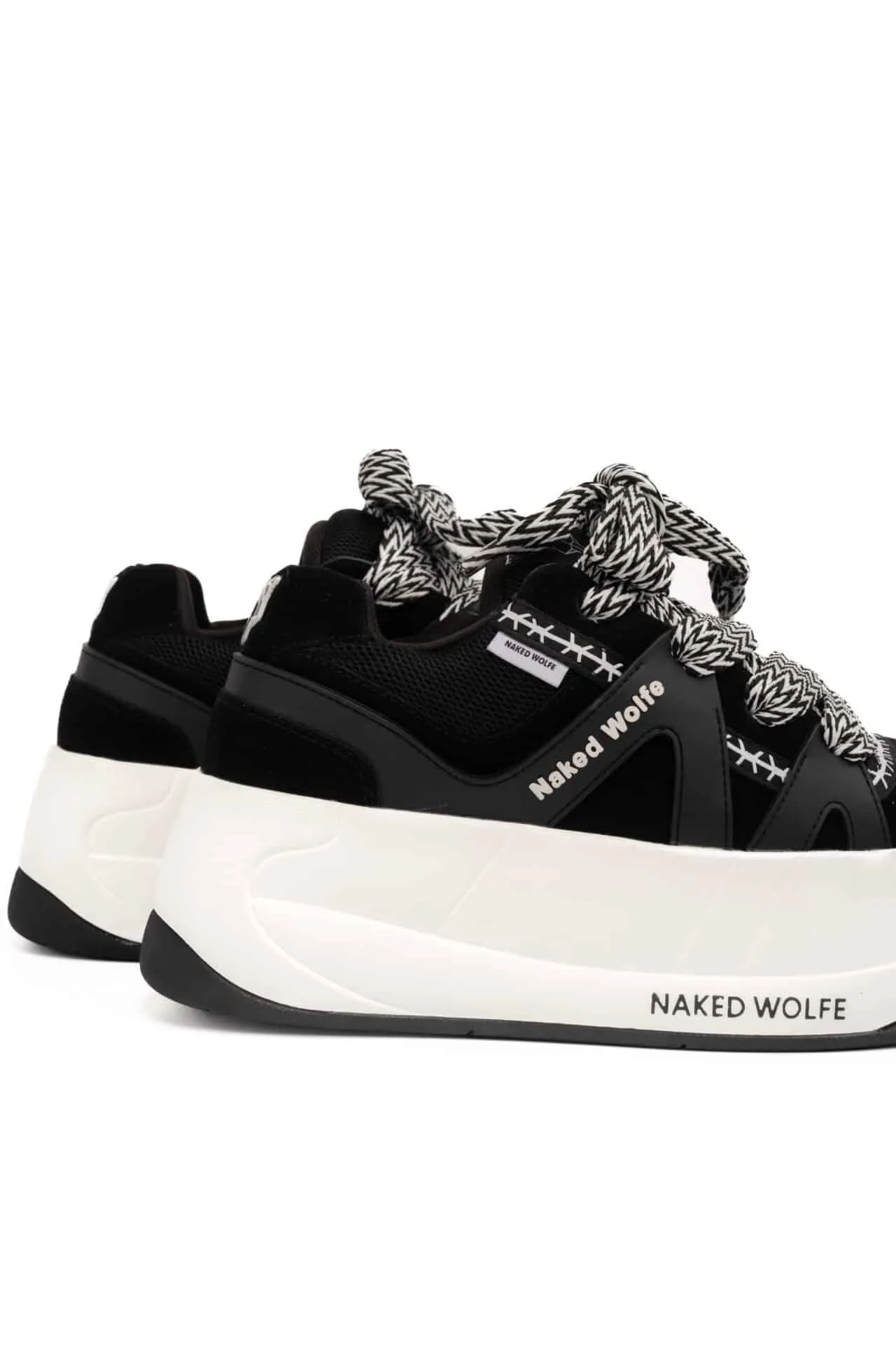 Naked Wolfe Ladies Slider Black Sneaker SLIDER 00007