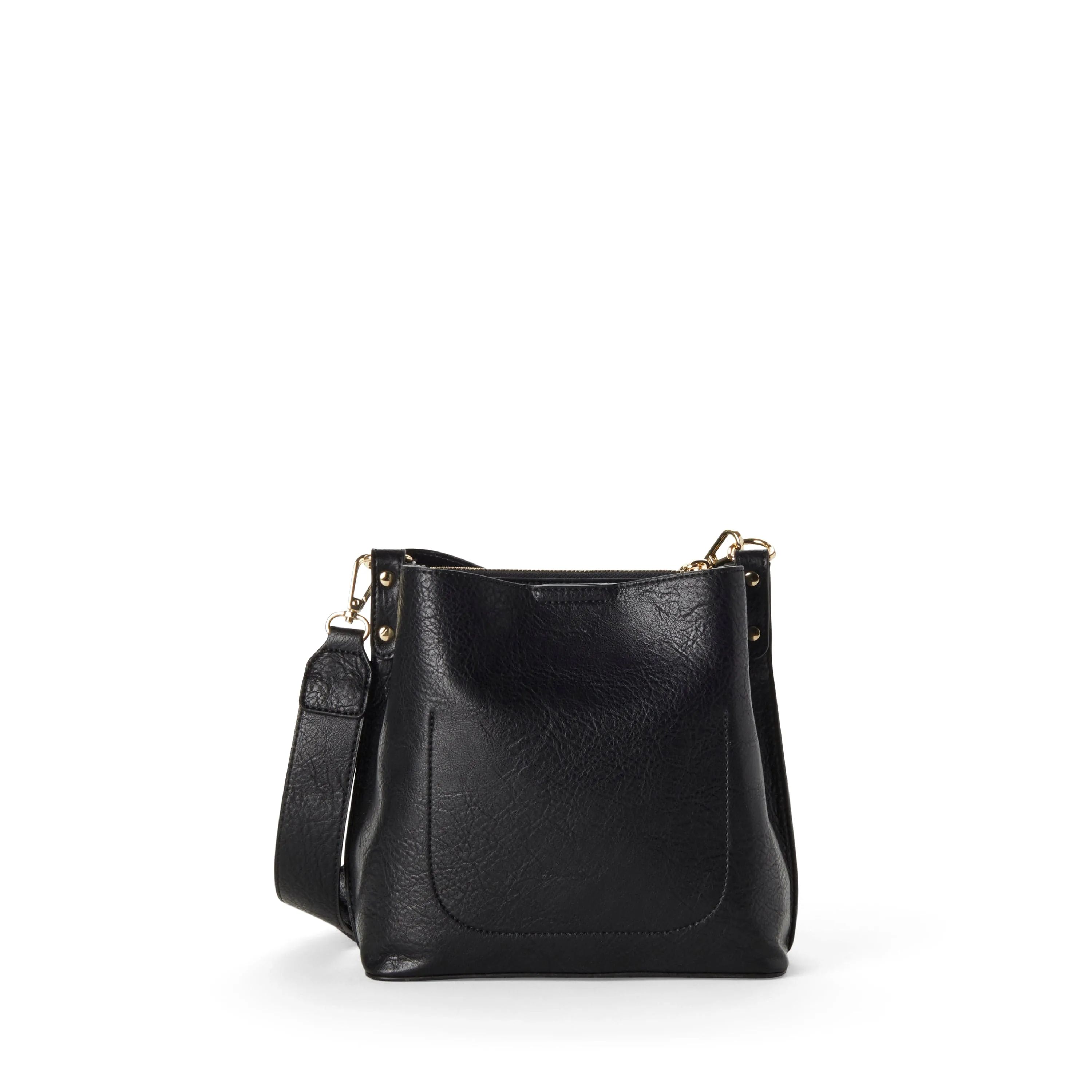 Naomi Vegan Leather Bucket Crossbody | Multiple Colours