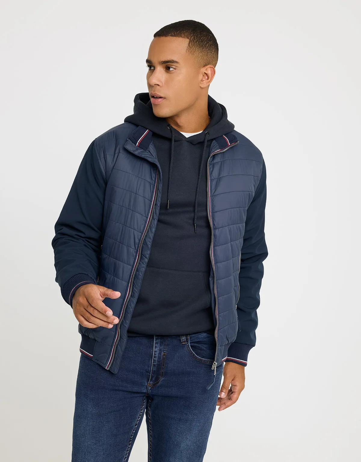 Navy Blue Lightweight Jacket - Yorka