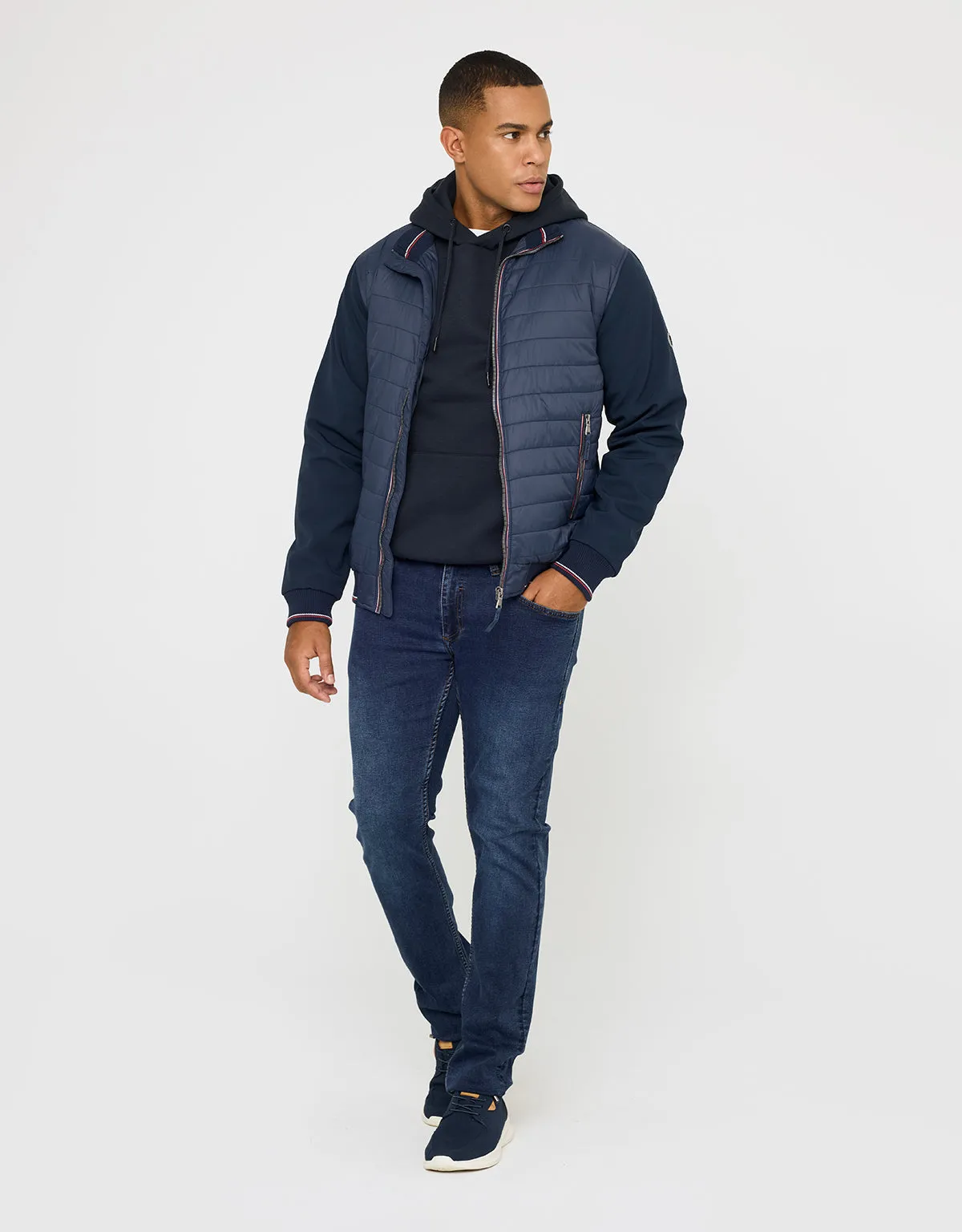 Navy Blue Lightweight Jacket - Yorka