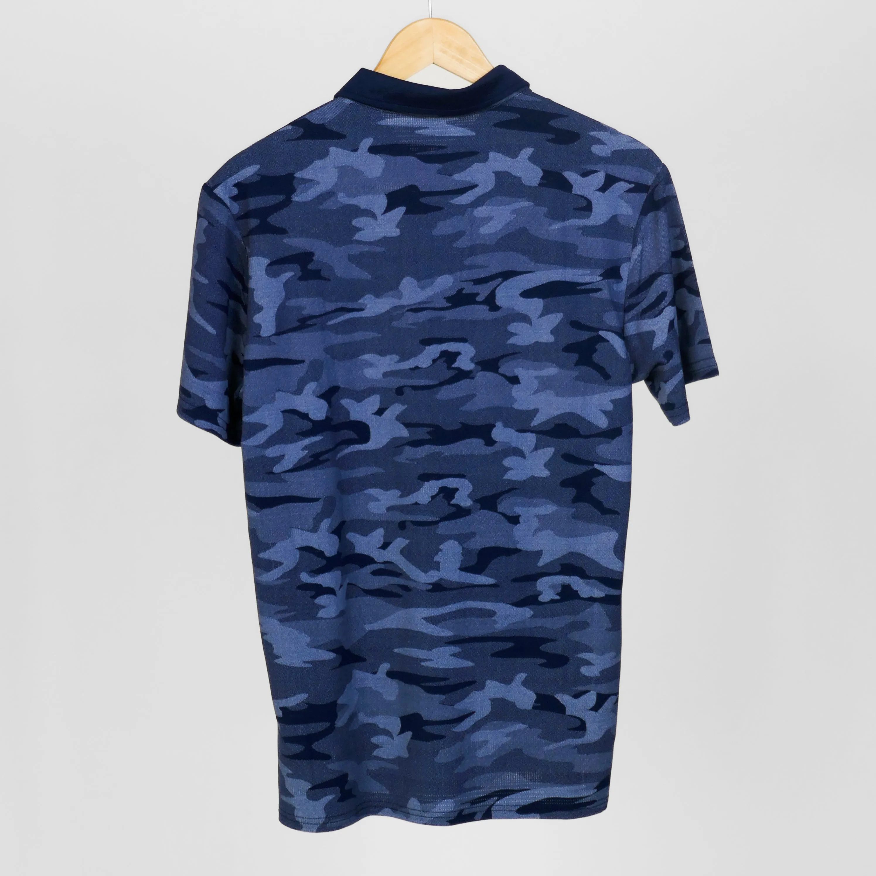 Navy 'Camo' Polo