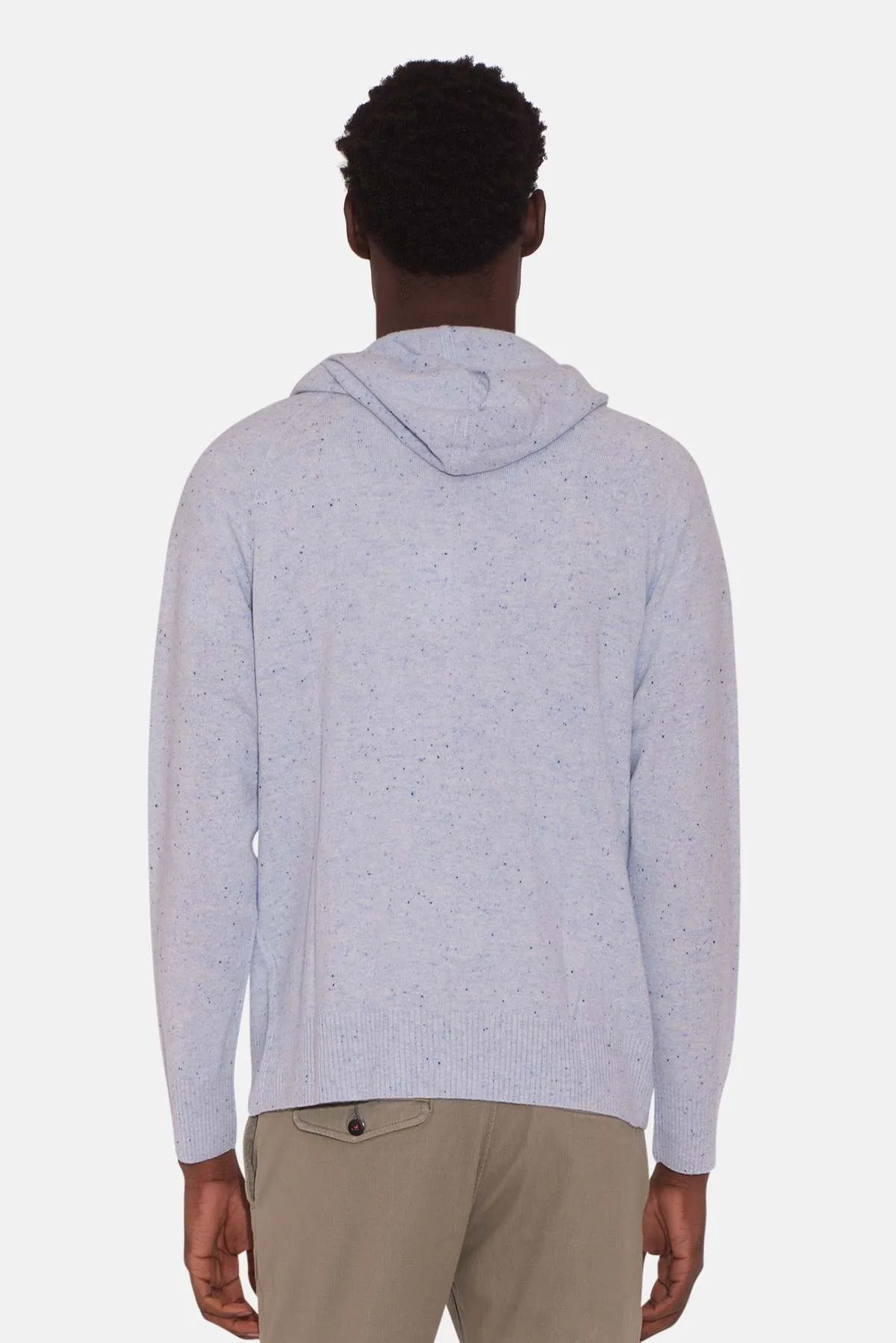 New Leo Zip Hoodie With Pockets - Blue Mint