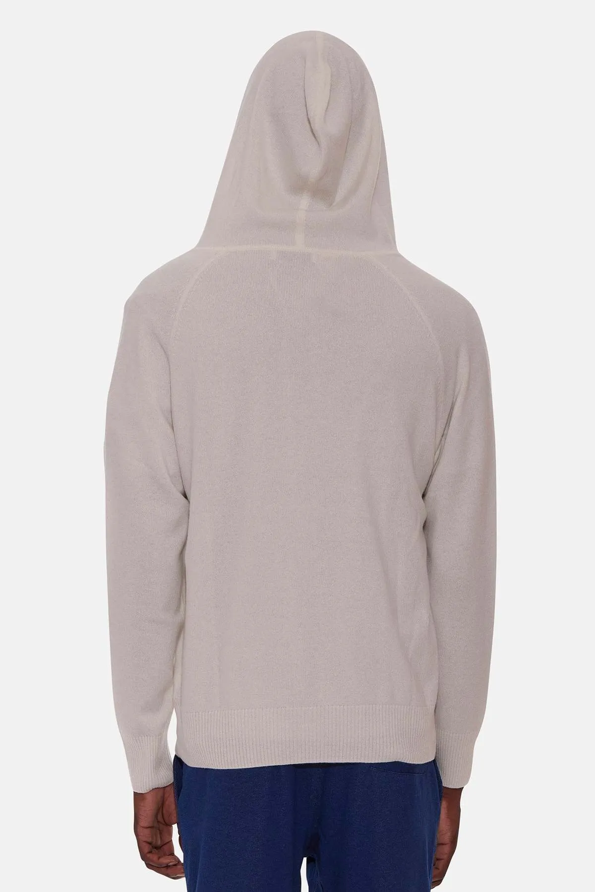 New Leo Zip Hoodie With Pockets - Eggshell