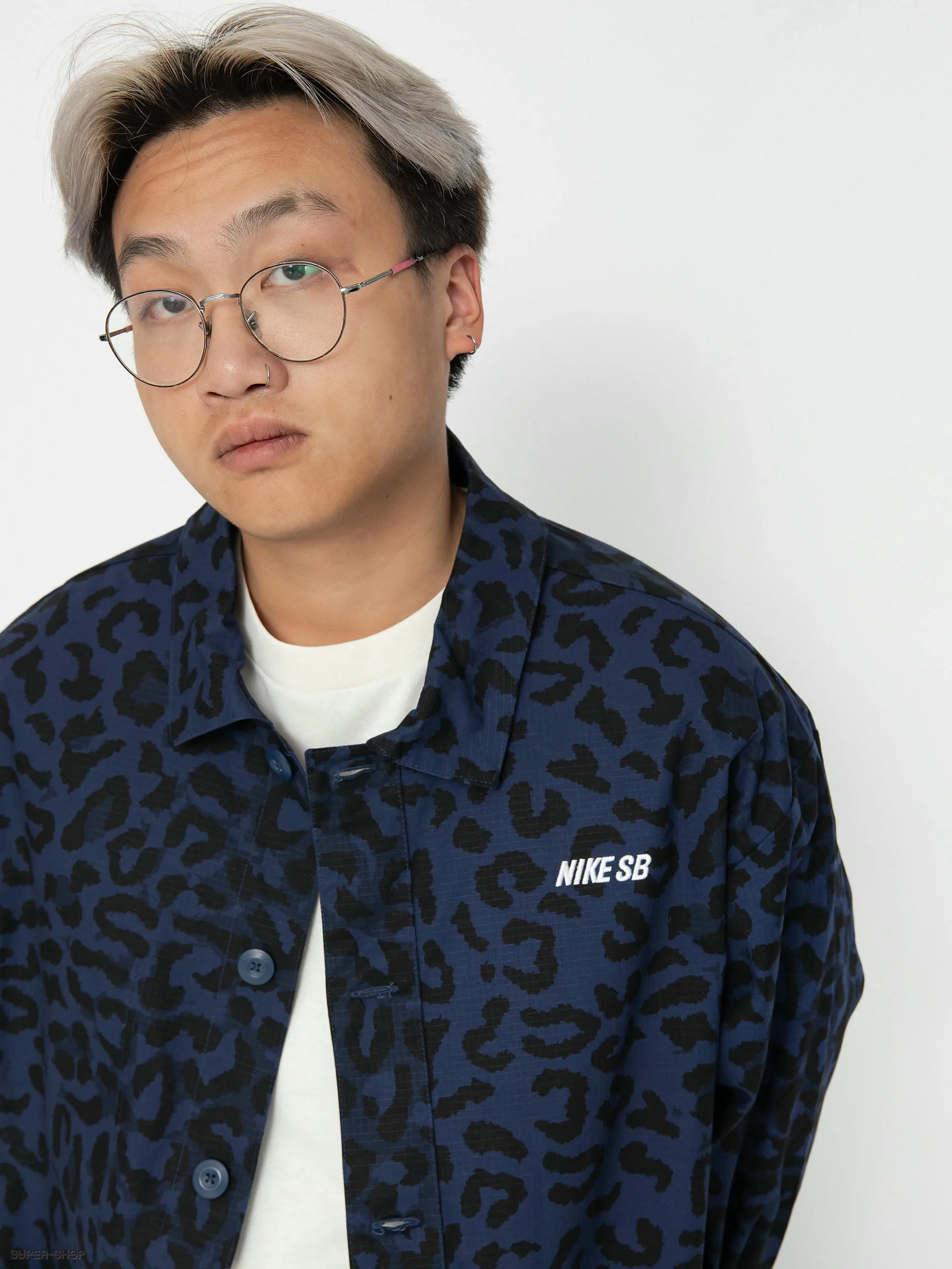 Nike SB Chore Aop Jacket (midnight navy/white)