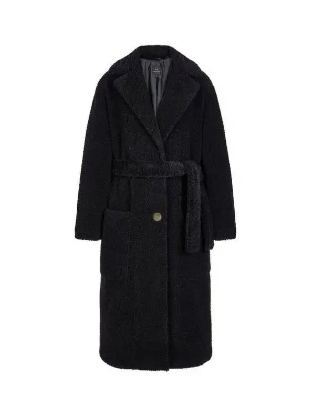 Overseas Station Season Big Chance 8 18 Women s Belted Fleece Single Coat Black 270991