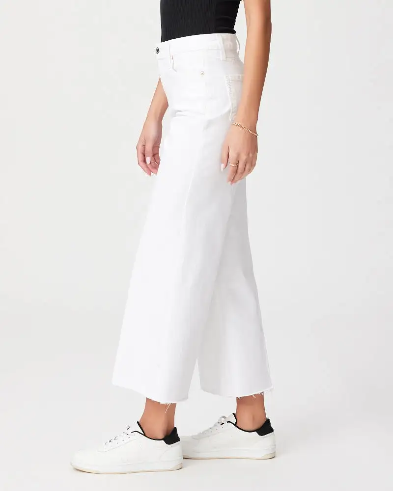 PAIGE Anessa w/ Raw Hem - Crisp White