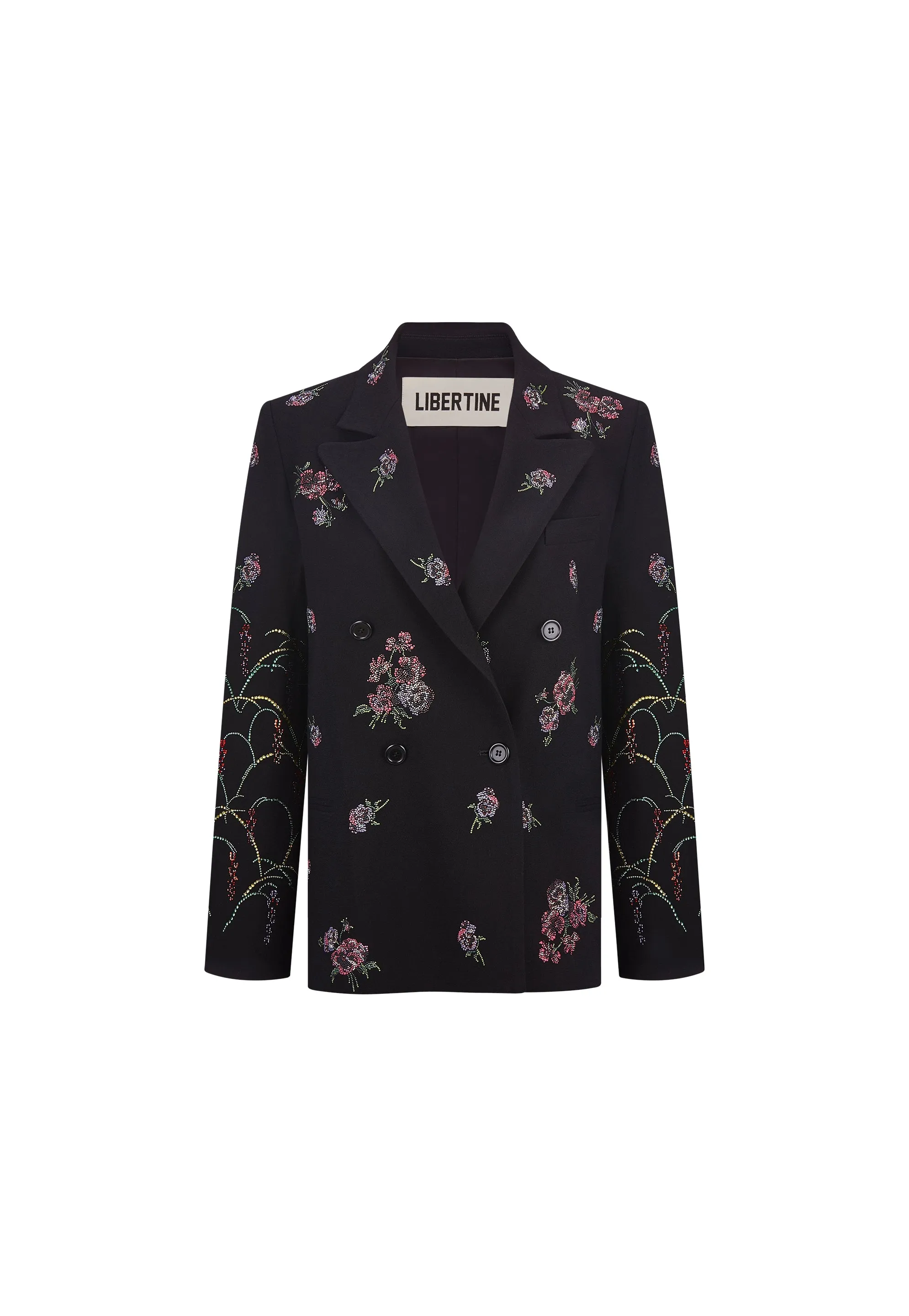 'PANSIES' DOUBLE BREASTED JACKET