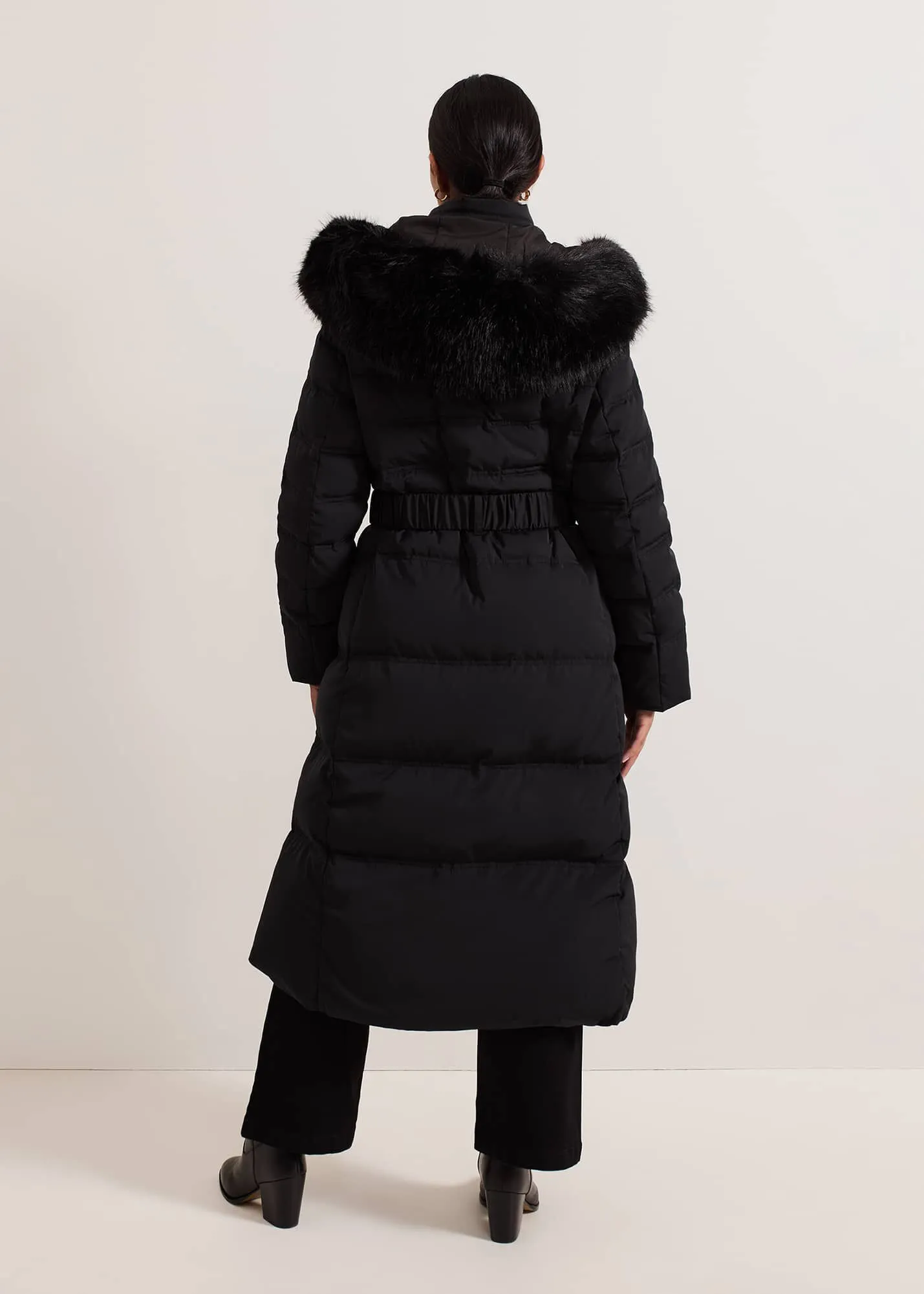 Petite Dixie Long Fur Hood Puffer