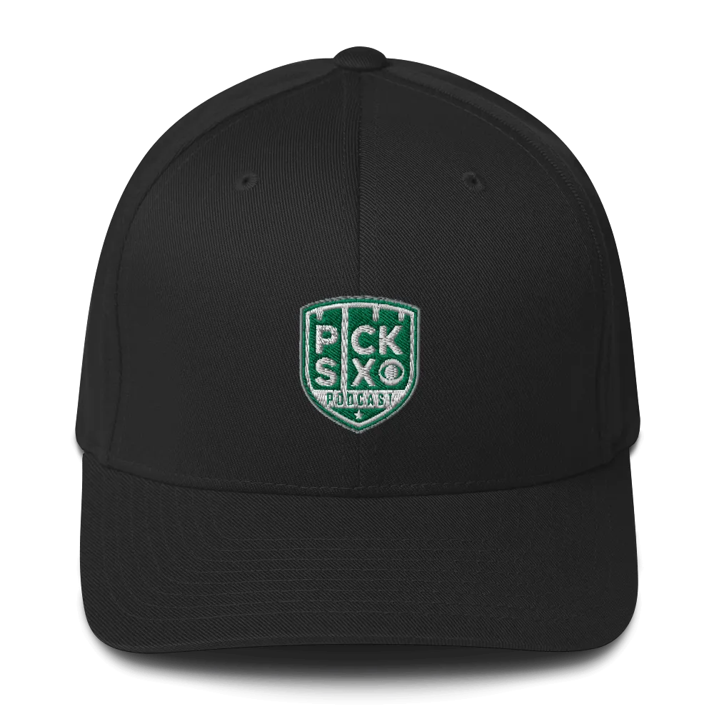 Pick Six Podcast Logo Embroidered Hat