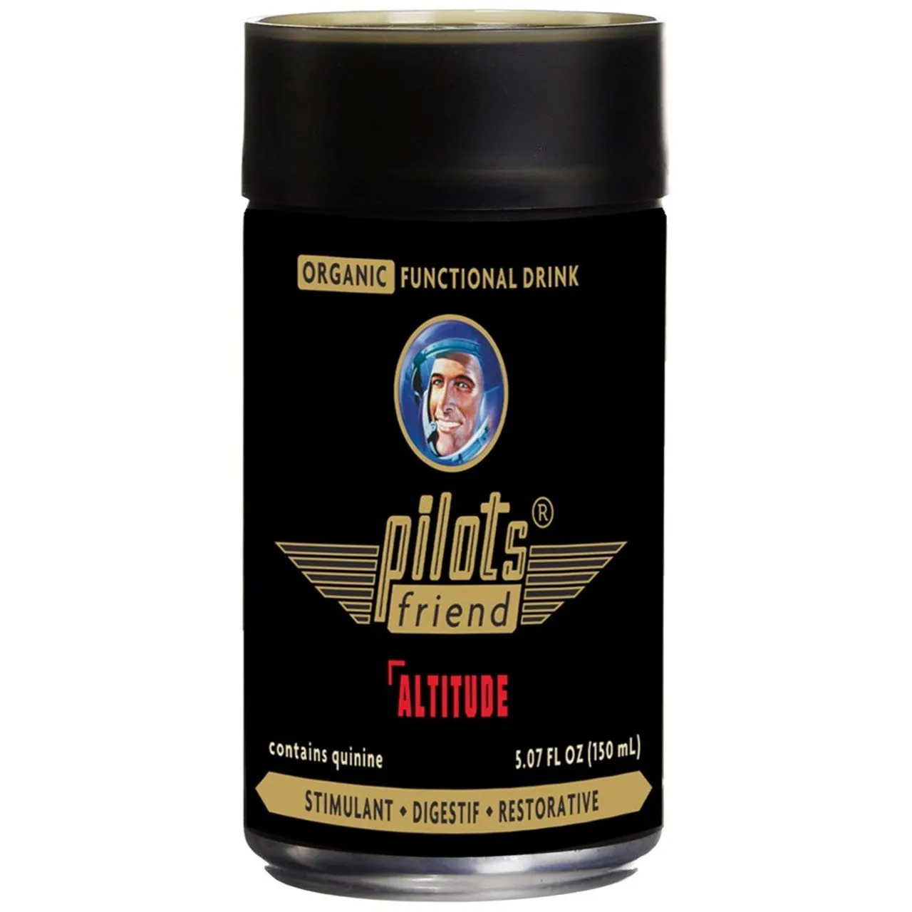 PilotsFriend Altitude Organic Functional Drink - Stimulant, Digestive and Restorative 3-in-1 Formula - All Natural, Vegan and NO