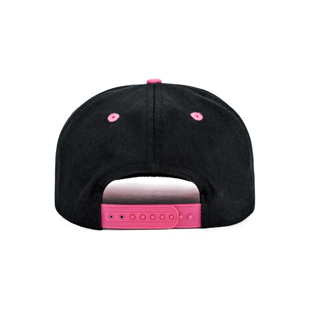 PINK WHITNEY VINTAGE BLACK SNAPBACK HAT