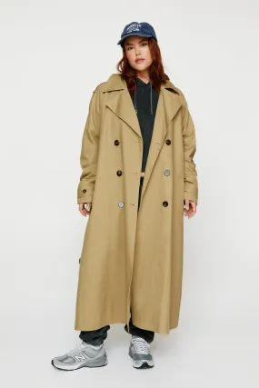 Plus Size Essentials Trench Coat