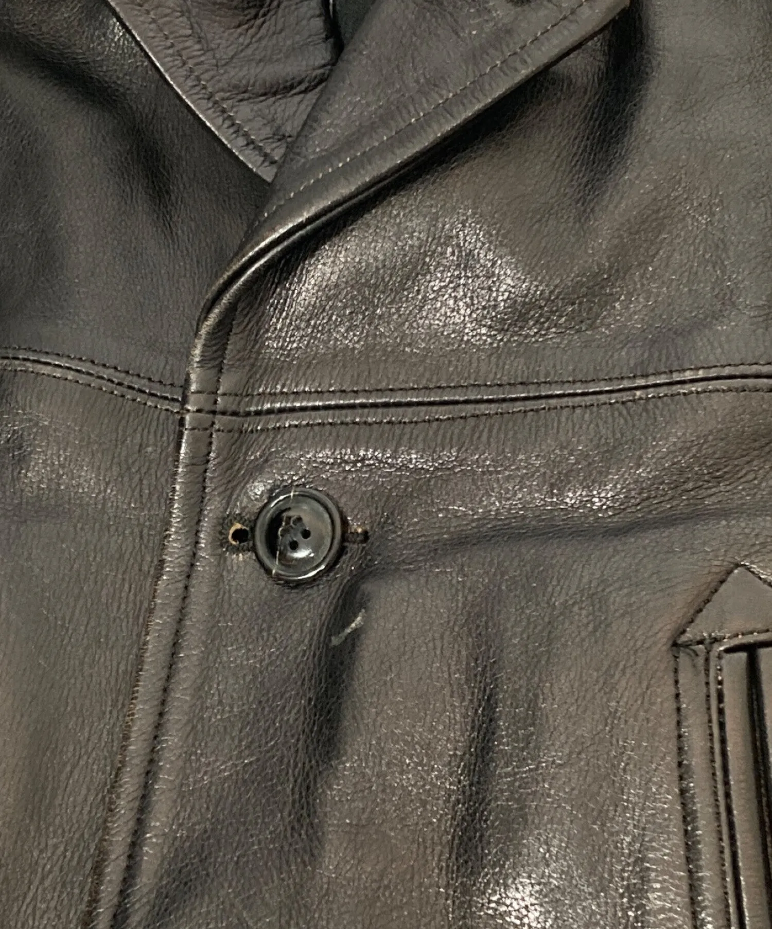 [Pre-owned] WACKO MARIA Leather Car Coat