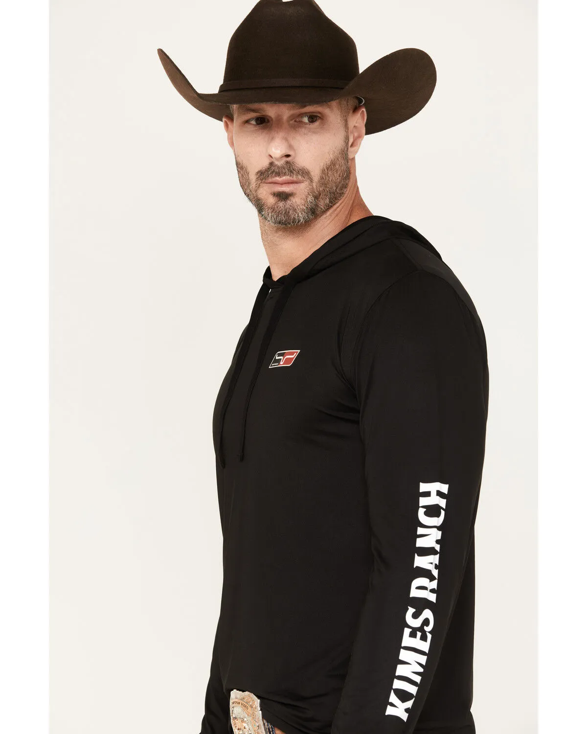 Product Name:  Kimes Ranch Men's Ninja Hood Tech Logo Long Sleeve T-Shirt