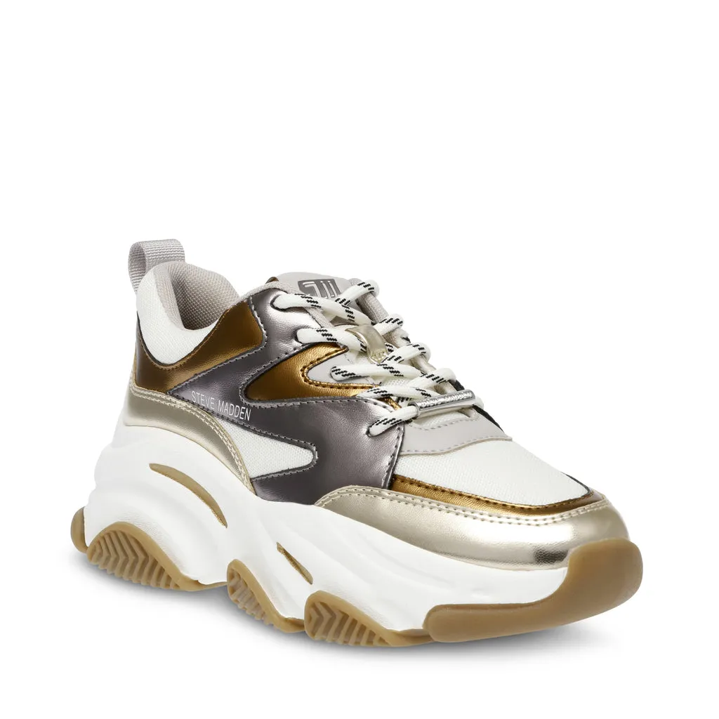 Progressive Sneaker PEW/GLD