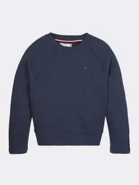 Pure Cotton Signature Tape Sweatshirt | Sweatshirts & Hoodies | Tommy Hilfiger