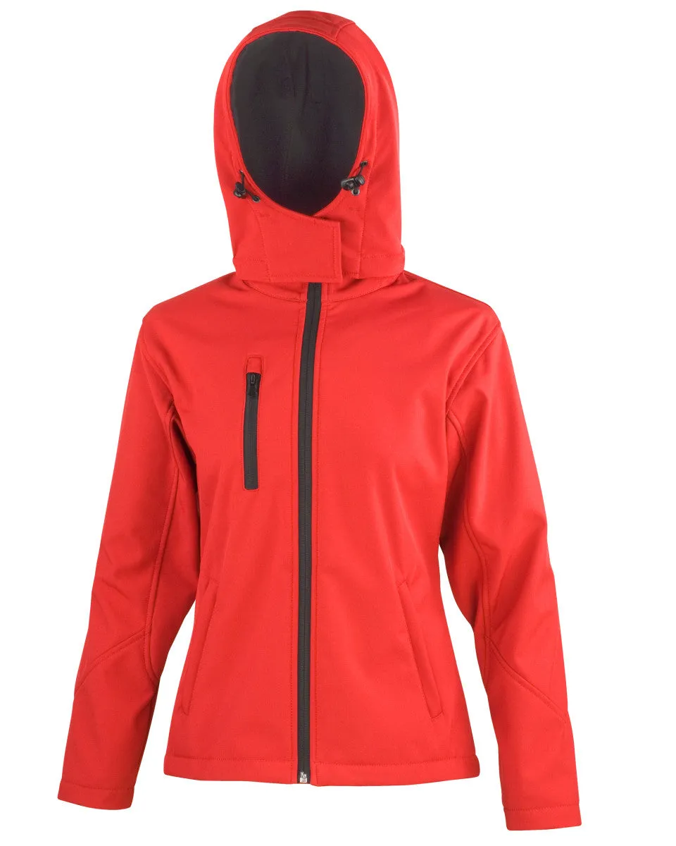 R230F Result Core Women's TX Performance Hooded Softshell Jacket