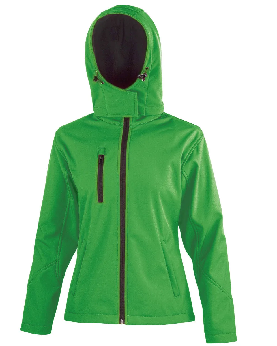 R230F Result Core Women's TX Performance Hooded Softshell Jacket