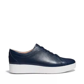  Rally Lace-Up Leather Sneaker in Midnight Navy  