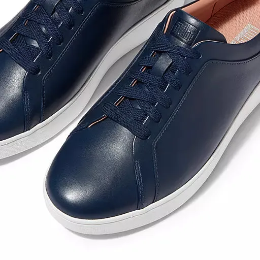  Rally Lace-Up Leather Sneaker in Midnight Navy  