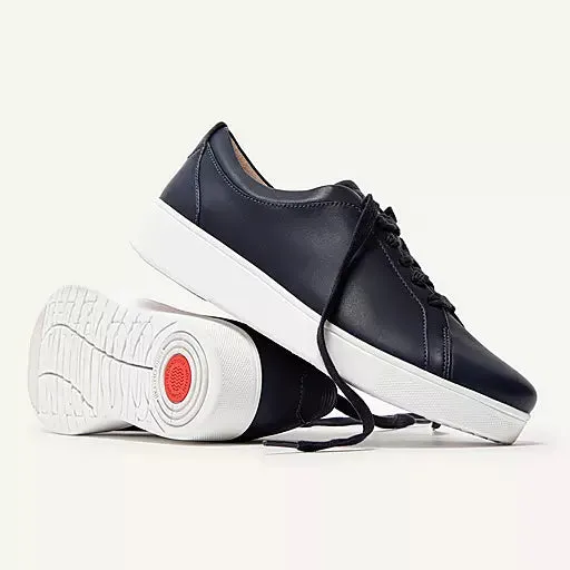  Rally Lace-Up Leather Sneaker in Midnight Navy  