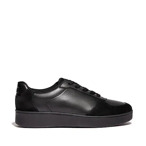  Rally Leather/Suede Panel Sneaker in Black  