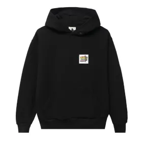 REAL BAD MAN PATCH HOOD // BLACK